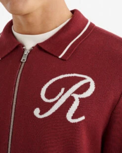 Robson Jacquard Zip Cardigan -Roots Clothing 27070021 066 e