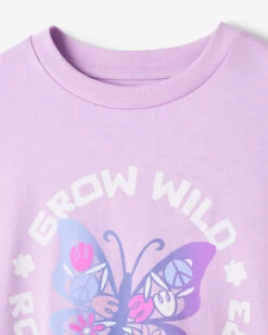 Girls Active Boxy T-Shirt -Roots Clothing 29020824 AD4 f