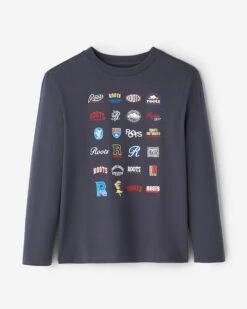 Kids Legends Graphic Long Sleeve T-Shirt -Roots Clothing 29020828 CO6 d