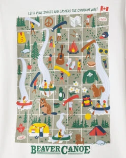 Toddler Beaver Canoe Snakes And Ladders T-Shirt -Roots Clothing 31020762 010 c