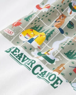 Toddler Beaver Canoe Snakes And Ladders T-Shirt -Roots Clothing 31020762 010 f