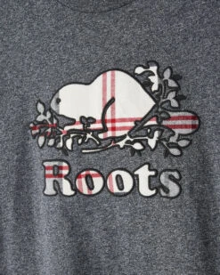 Womens Inglenook Plaid T-shirt -Roots Clothing 38031140 008 c