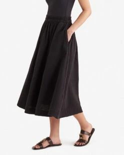 Isla Cotton Gauze Skirt -Roots Clothing 38130465 001 c