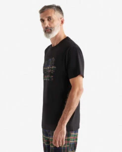 Mens Cooper Plaid T-Shirt -Roots Clothing 39031252 001 c