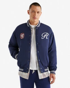 Satin Varsity Jacket