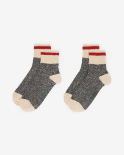 Adult Classic Cabin Ankle Sock 2 Pack
