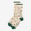 Womens Floral Sock