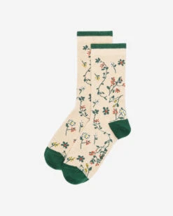 Womens Floral Sock