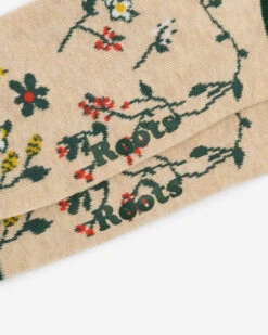 Womens Floral Sock -Roots Clothing 42070293 020 c
