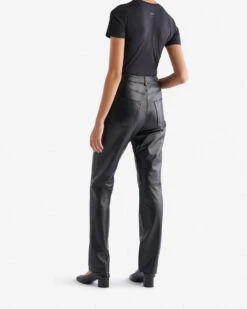 Leather Trousers -Roots Clothing 49040002 001 d