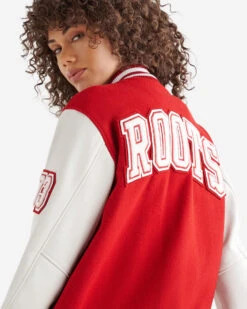 Canada Vintage Varsity Jacket -Roots Clothing 55020065 Y60 e