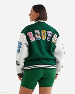 Barbie™ X Roots 65 Varsity Jacket -Roots Clothing 55060017 336 d